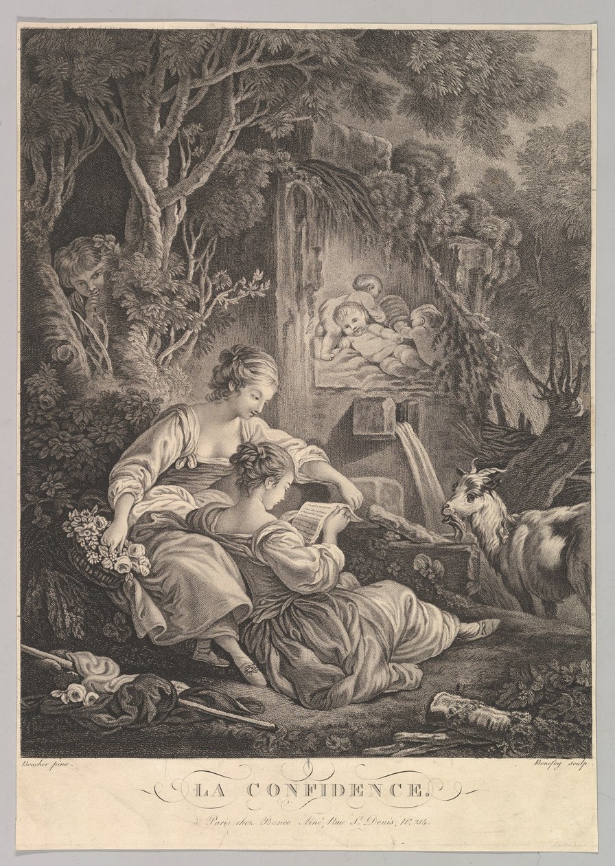 Hemmeligheten, ca. 1804-31. av Jacques Bonnefoy