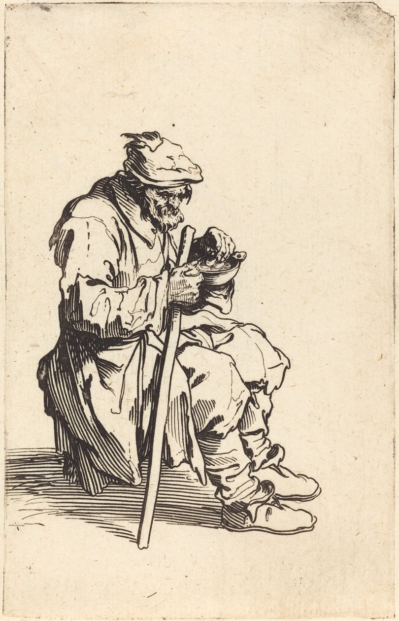 Tigger spiser av Jacques Callot