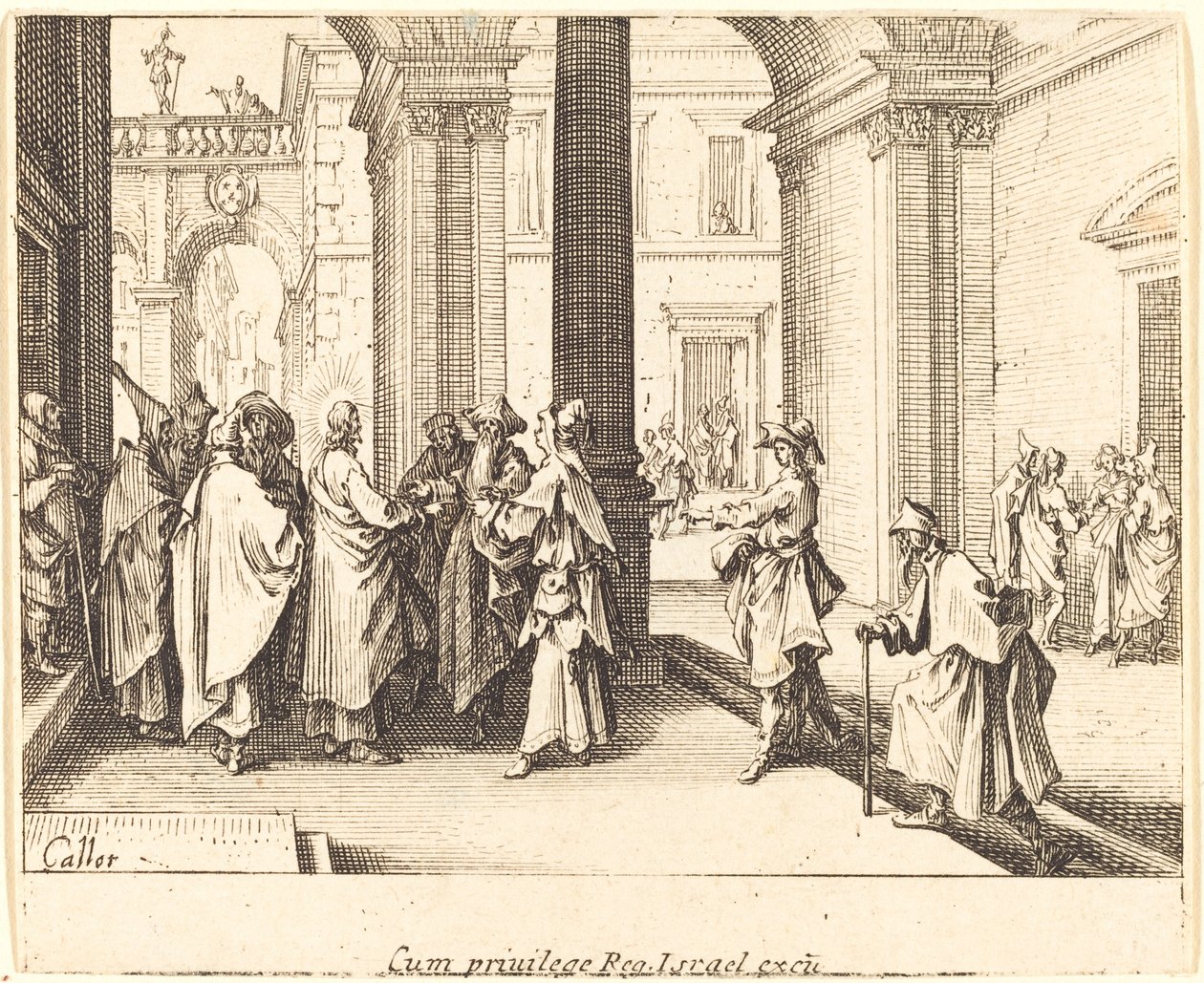 Cæsars mynt, 1635. av Jacques Callot