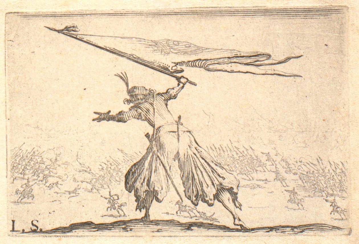 Capriser av forskjellige figurer av Jacques Callot