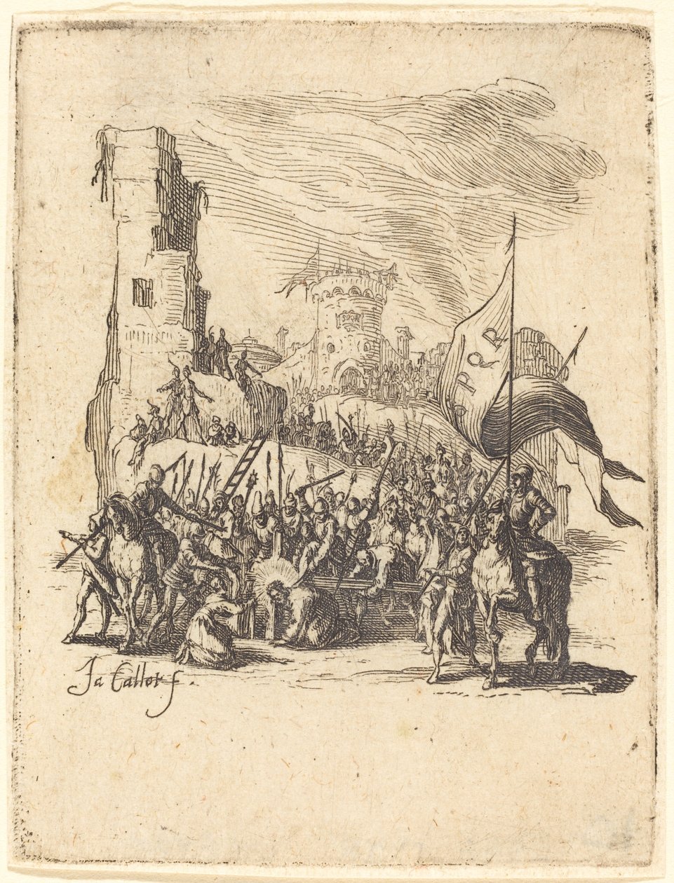 Kristus som bærer korset av Jacques Callot