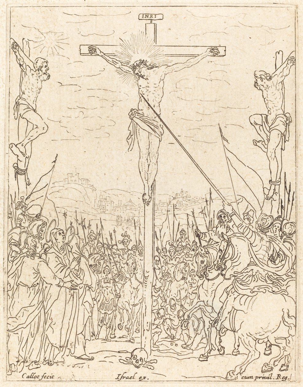 Kristus på korset. av Jacques Callot