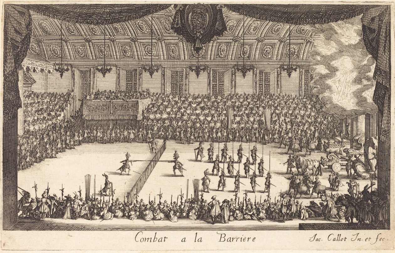 Kamp ved barrieren av Jacques Callot