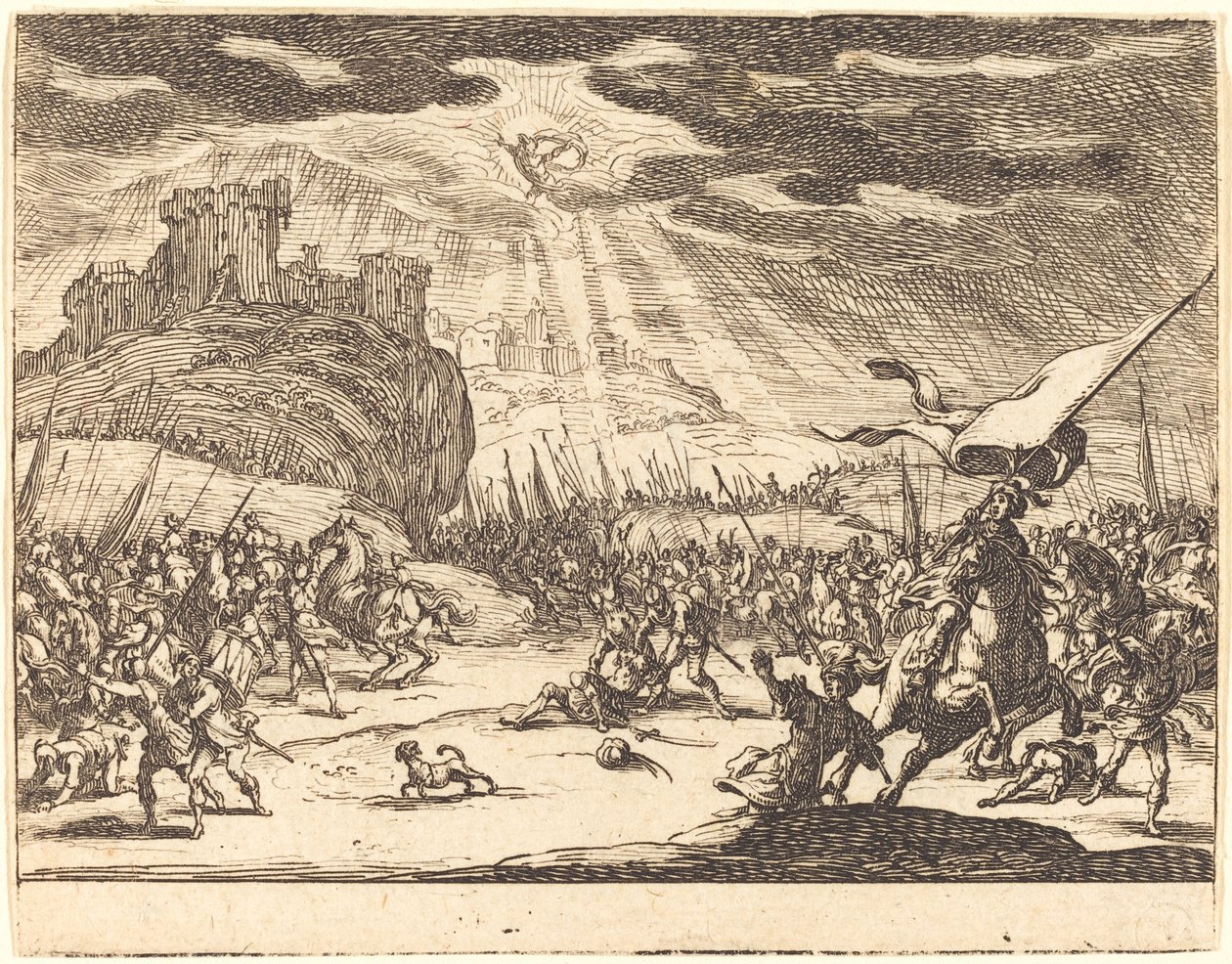 Omvendelse av Paulus av Jacques Callot