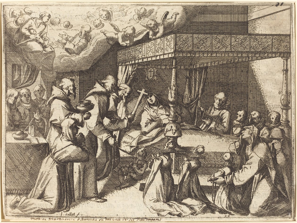 Dronningens død av Jacques Callot