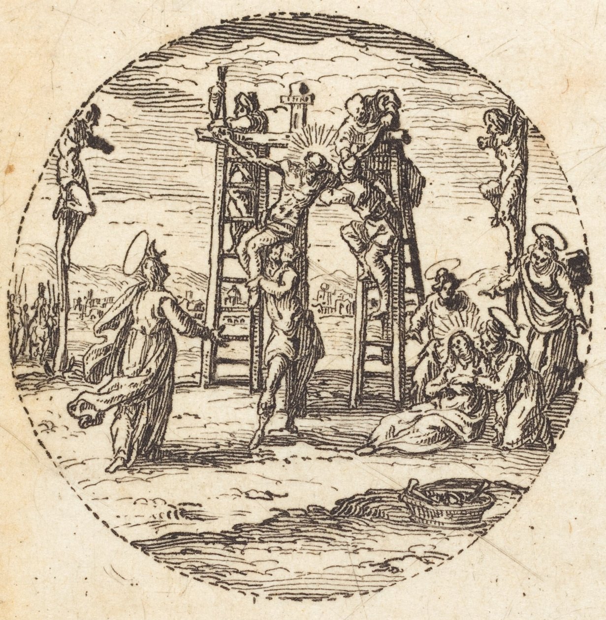 Nedstigning fra korset av Jacques Callot