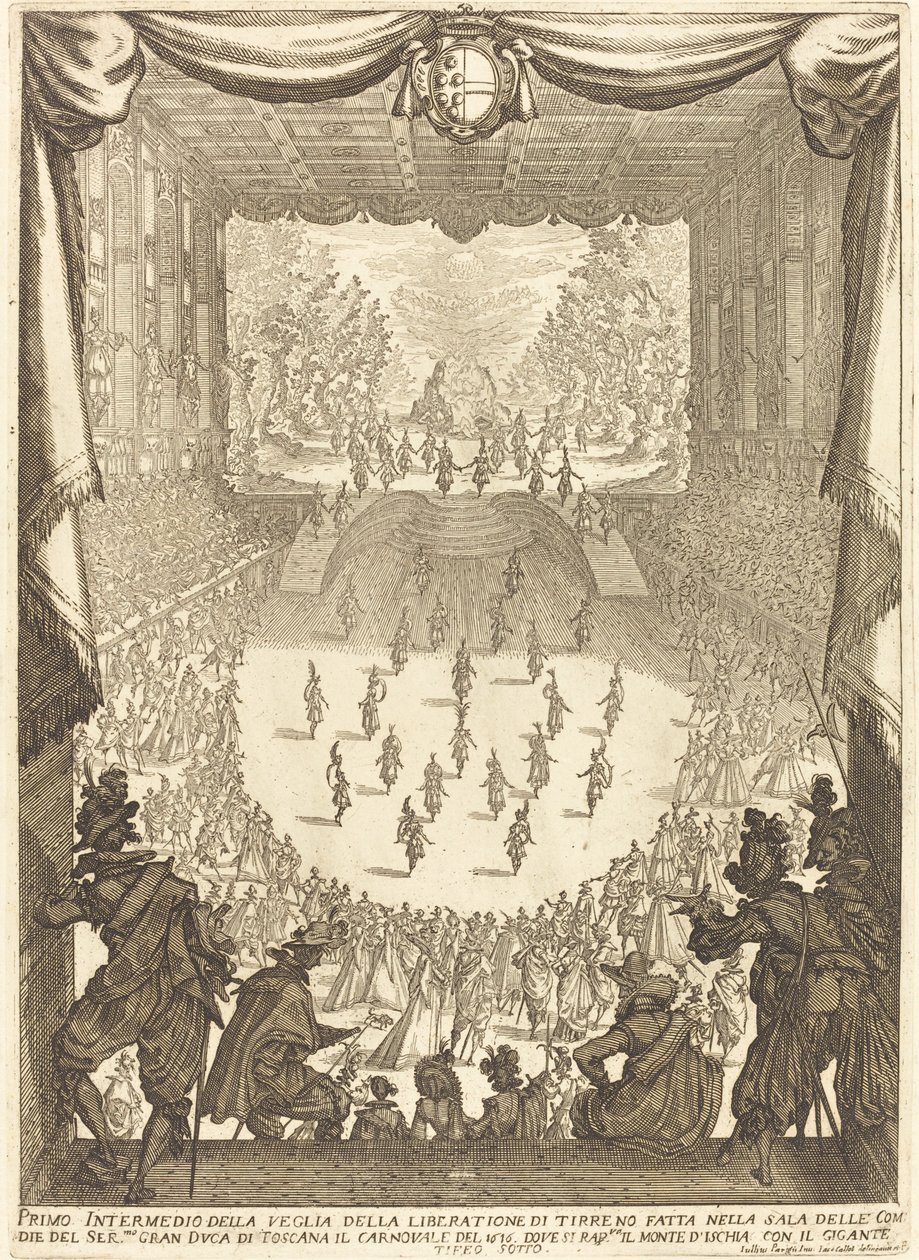 Første Intermezzo av Jacques Callot