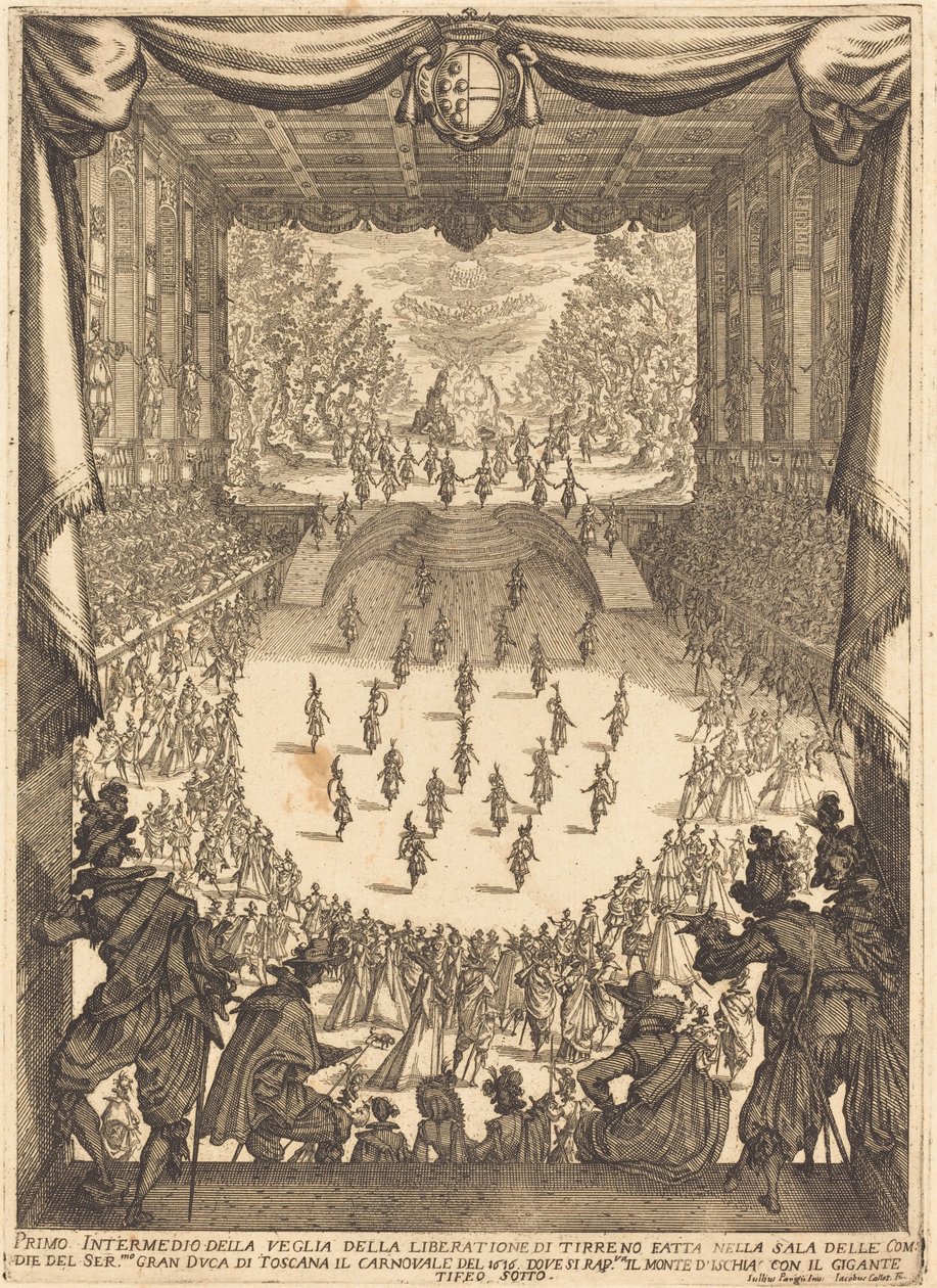 Første Intermezzo av Jacques Callot
