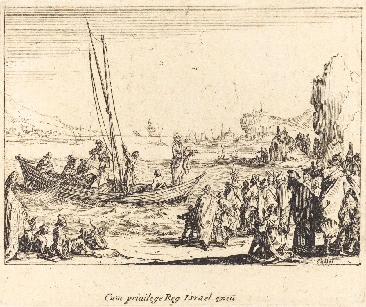 Fisher of Men, 1635. av Jacques Callot