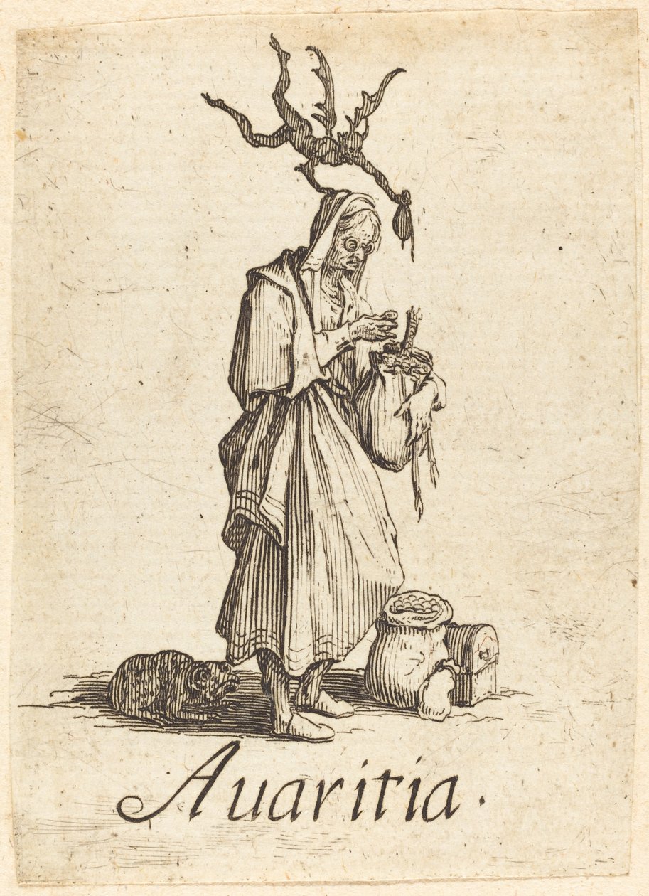 Grådighet av Jacques Callot