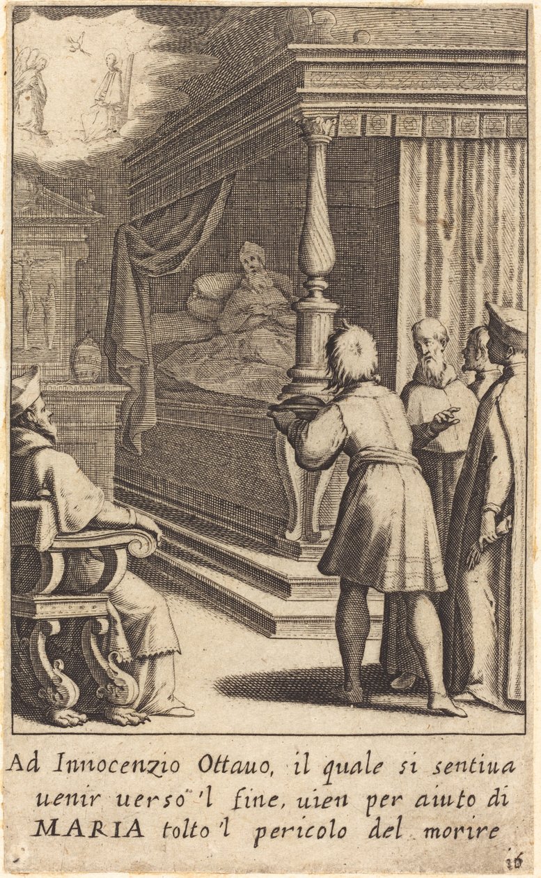 Innocent VIII av Jacques Callot