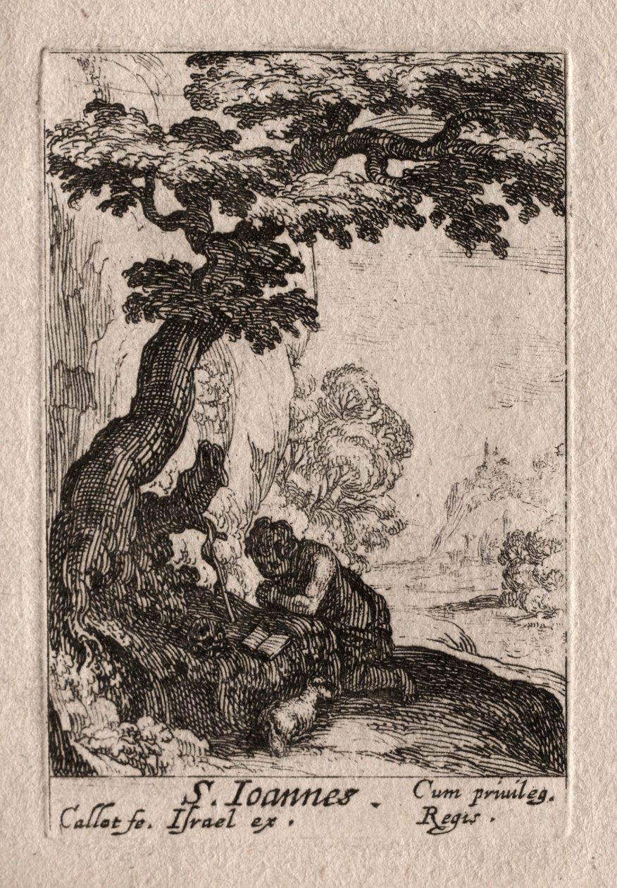 The Penitents: St. Johannes døperen. av Jacques Callot