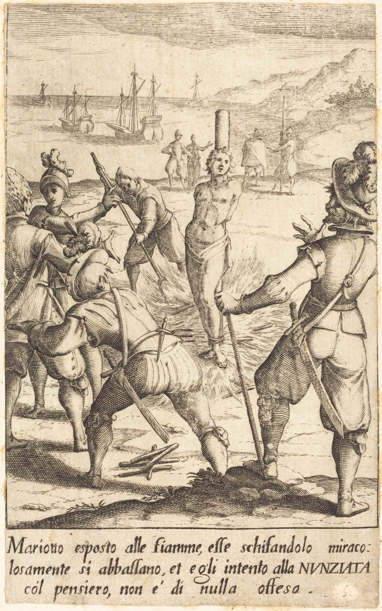 Mariotto, 1619. av Jacques Callot
