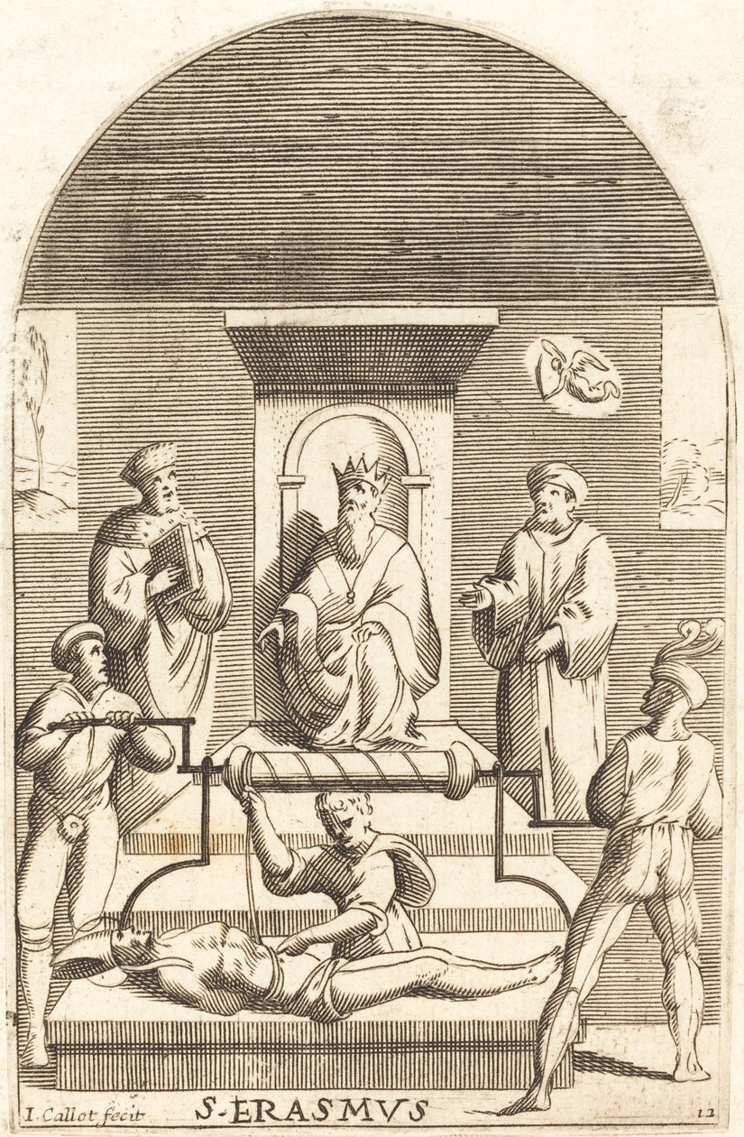 Martyrium av Saint Erasmus av Jacques Callot