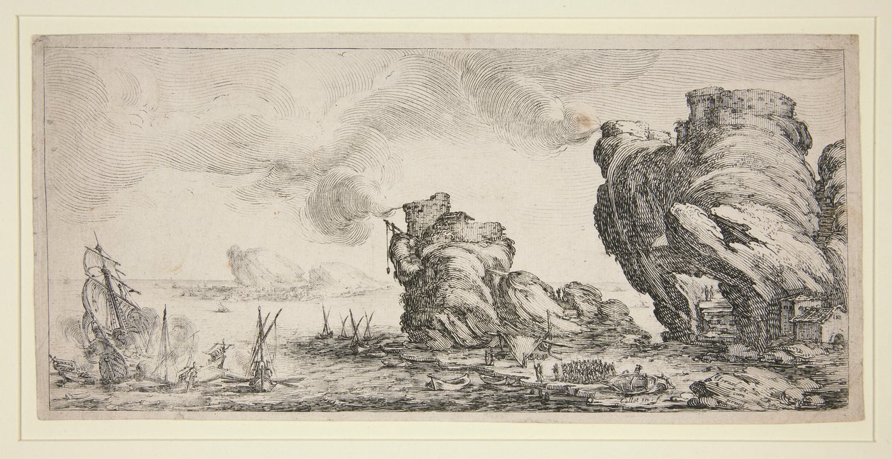 Sjøslag av Jacques Callot