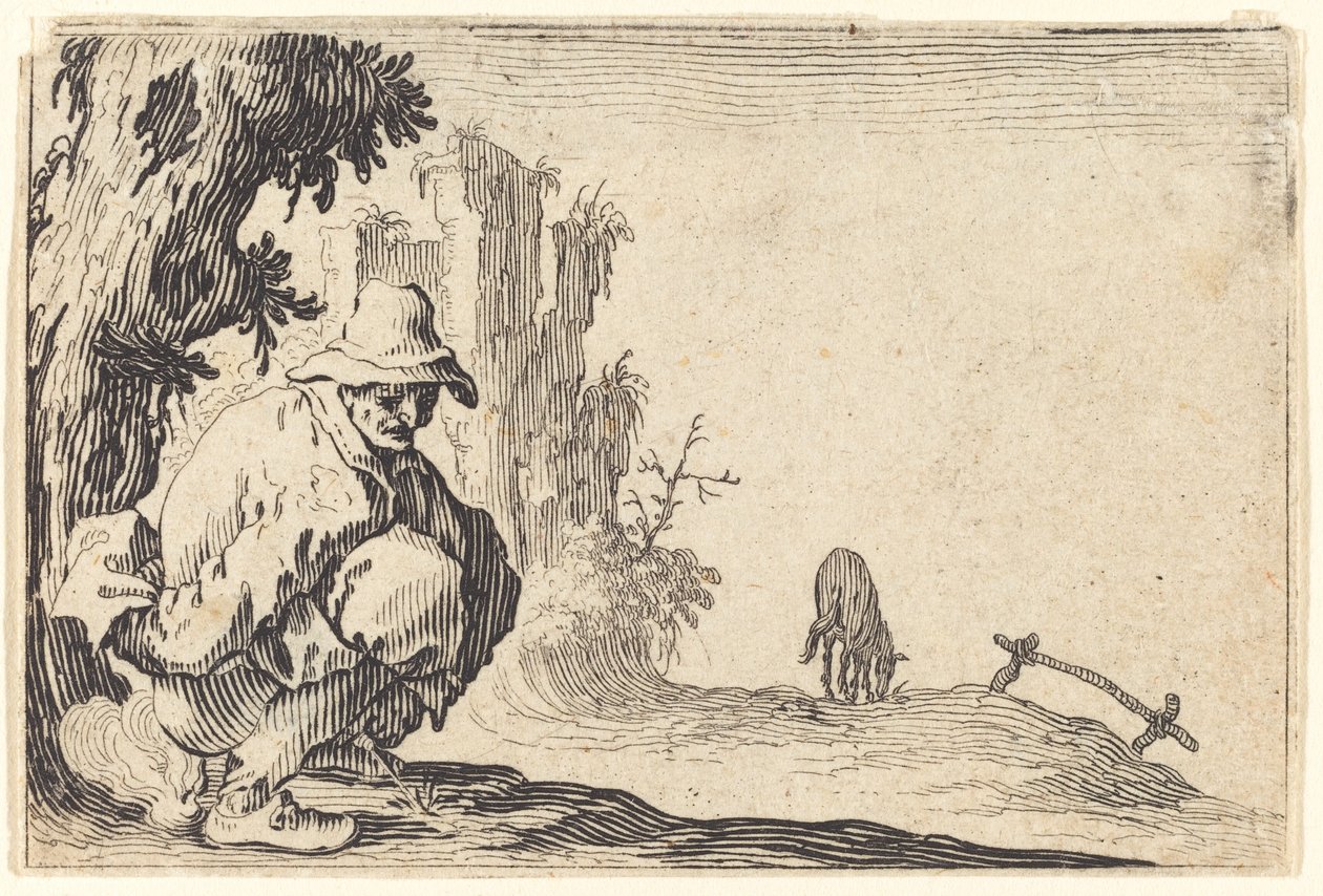 Bonde avføring av Jacques Callot