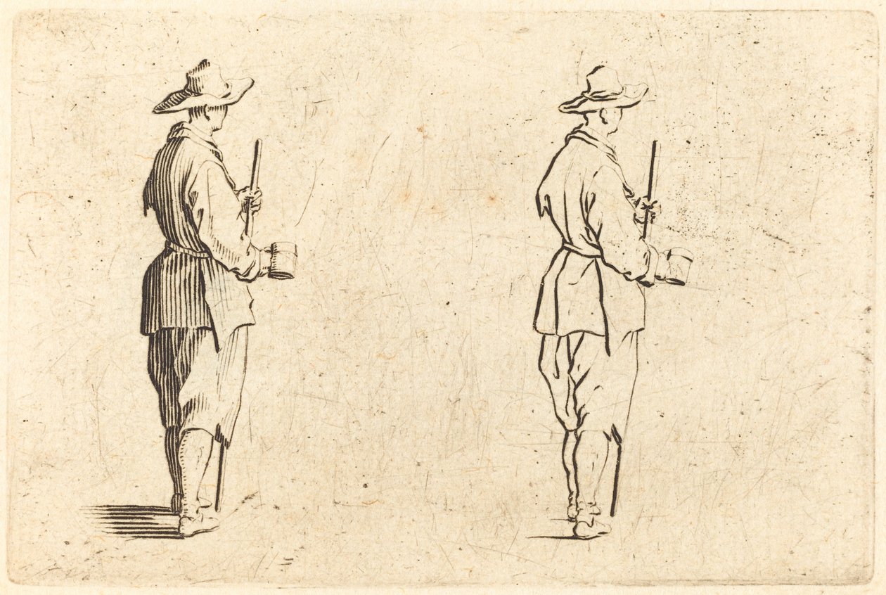 Bonde med en kopp, ca. 1622. av Jacques Callot