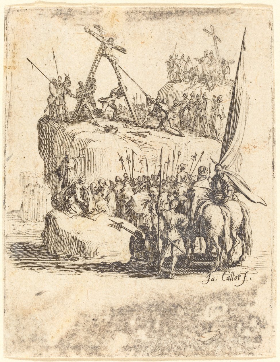 Korsheving, ca. 16241625. av Jacques Callot