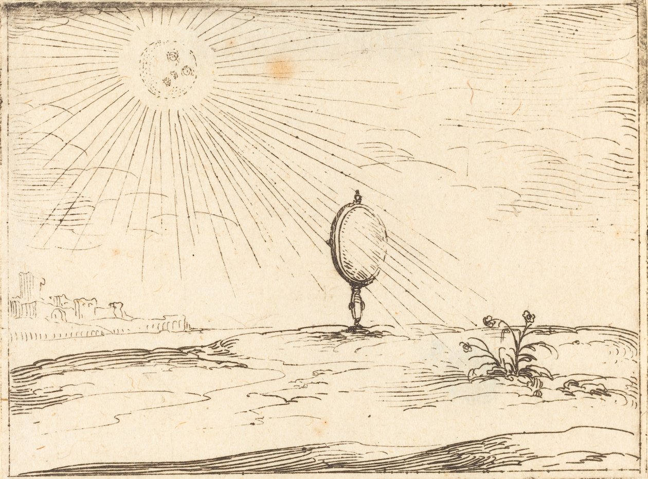 Solens stråler. av Jacques Callot