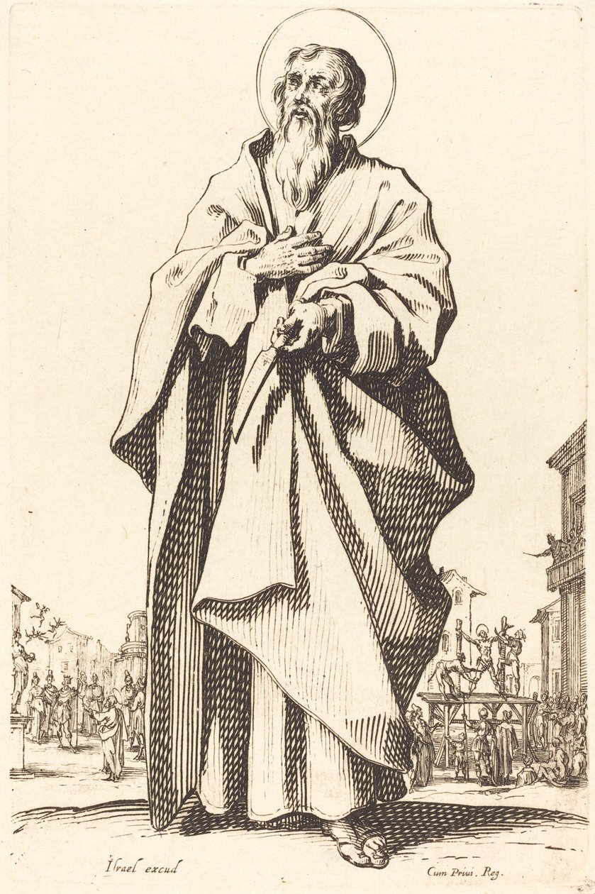 Sankt Bartolomeus av Jacques Callot