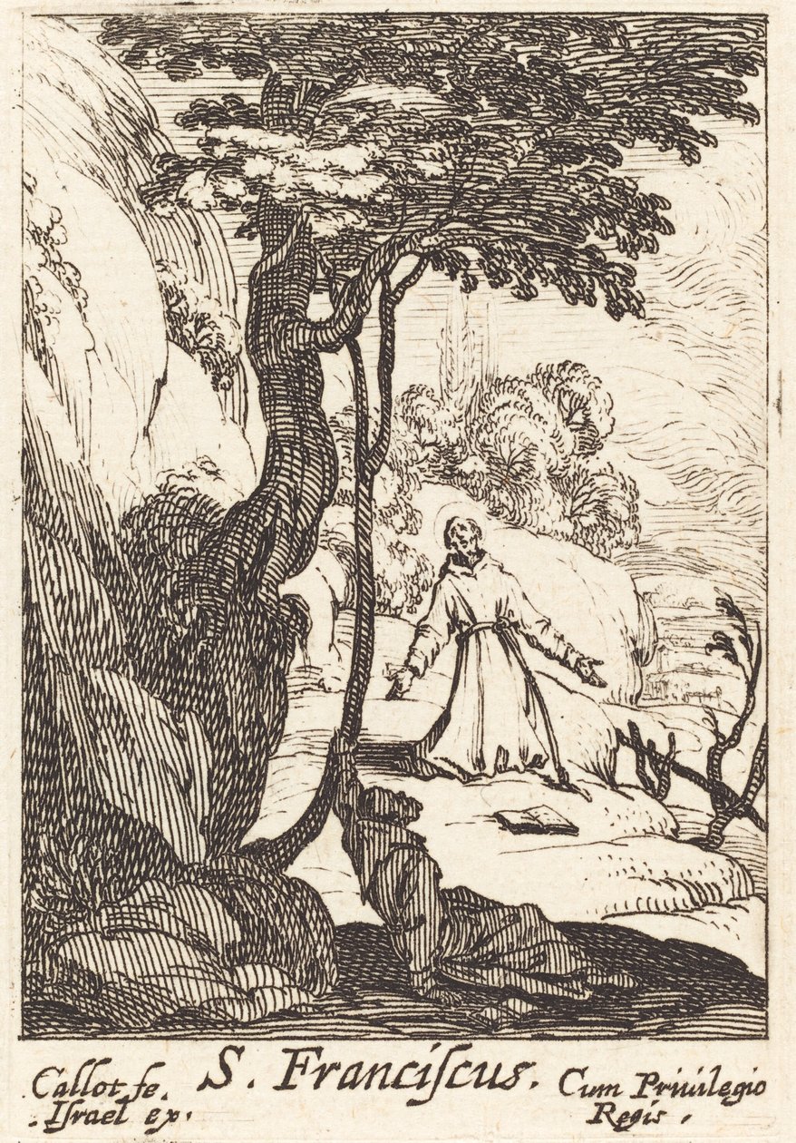 Saint Francis av Jacques Callot