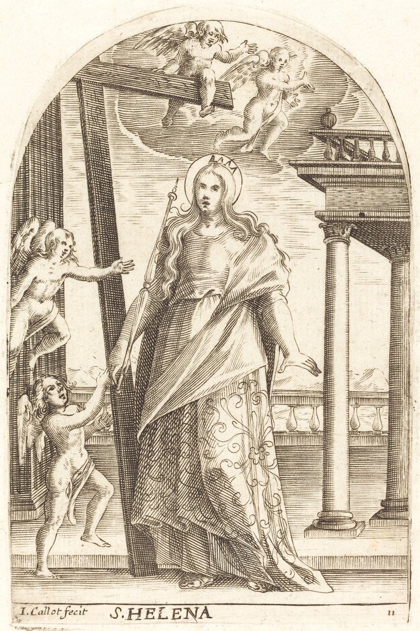 Saint Helen av Jacques Callot