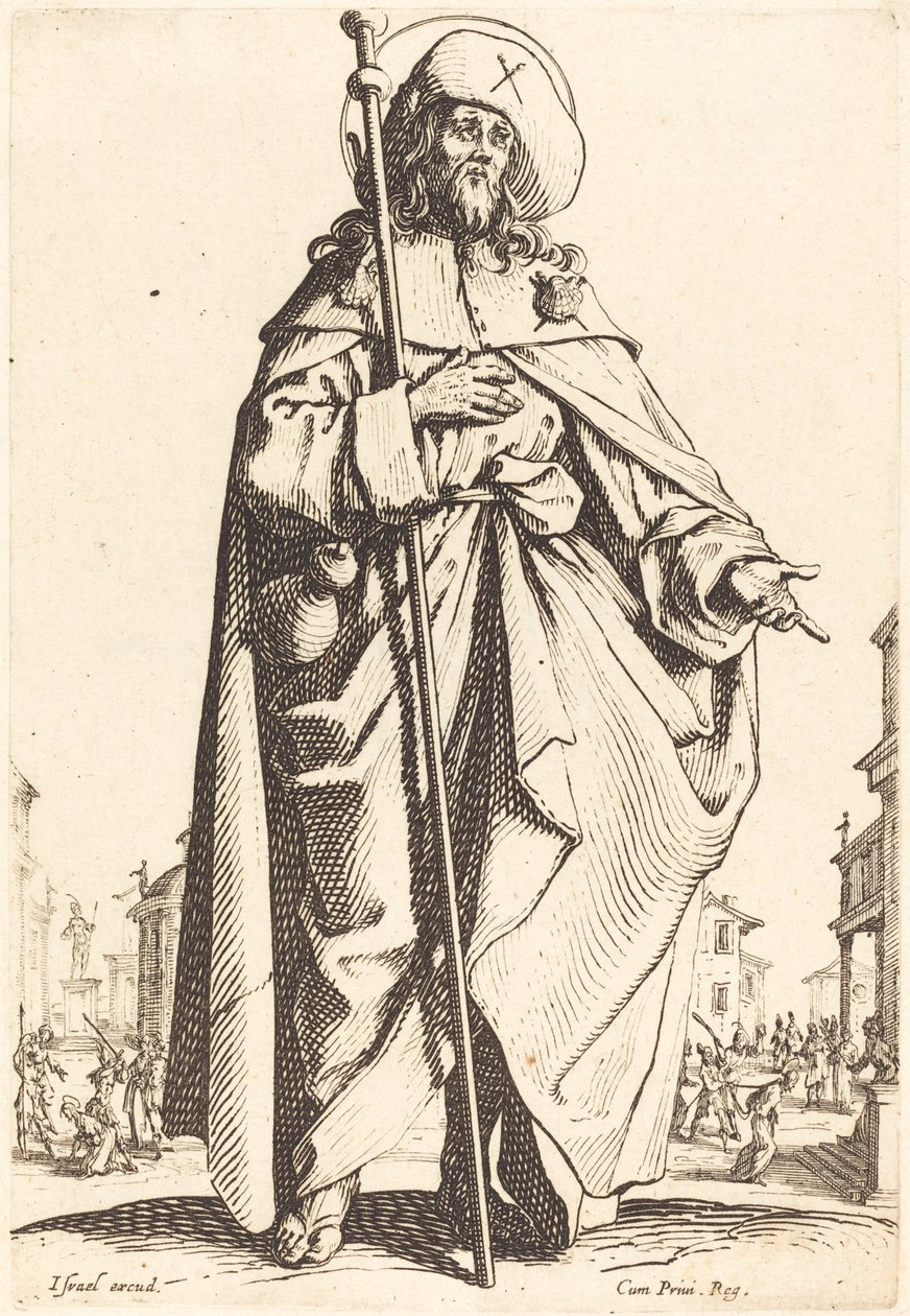 Sankt Jakob den store av Jacques Callot