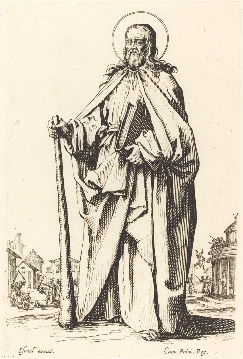 Saint James the Less, utgitt 1631. av Jacques Callot