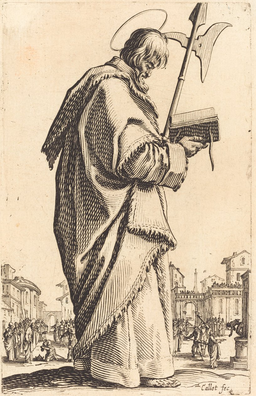 Den hellige Mattias av Jacques Callot