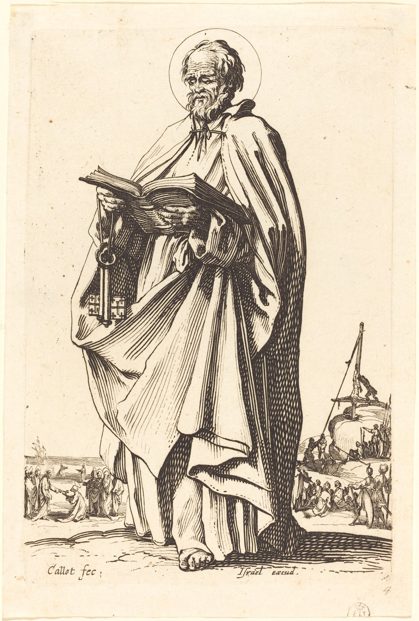 Sankt Peter, utgitt 1631. av Jacques Callot