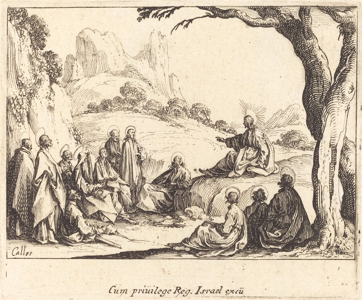 Bergpreken av Jacques Callot