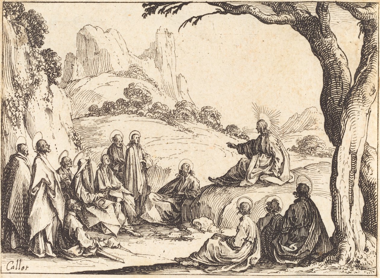 Bergpreken av Jacques Callot