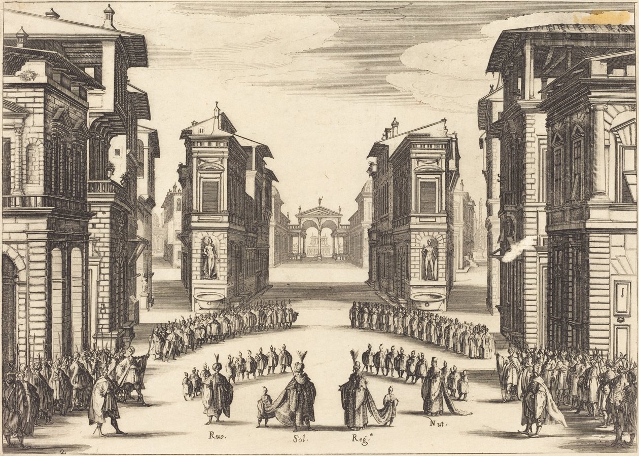 Suleiman, akt II av Jacques Callot