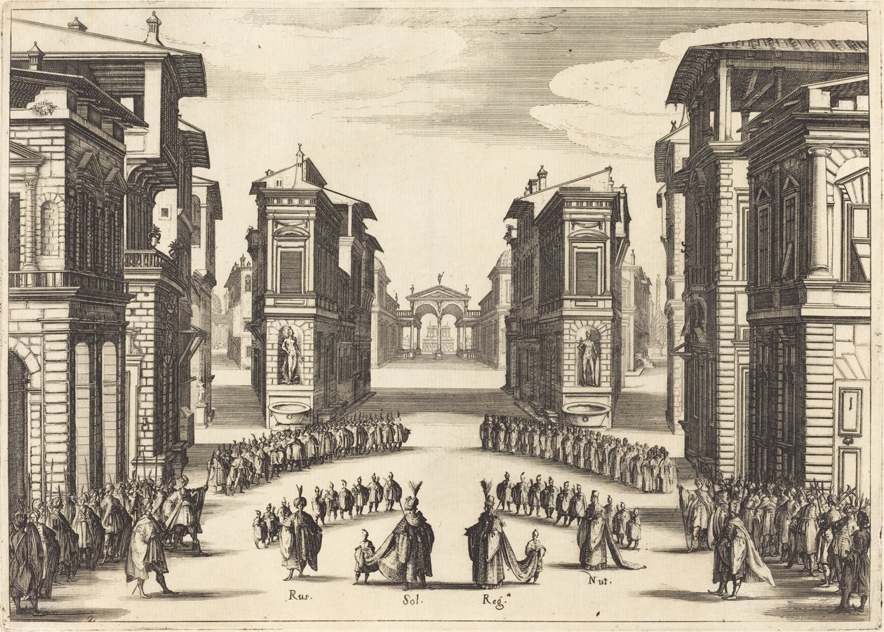 Suleiman, akt II av Jacques Callot