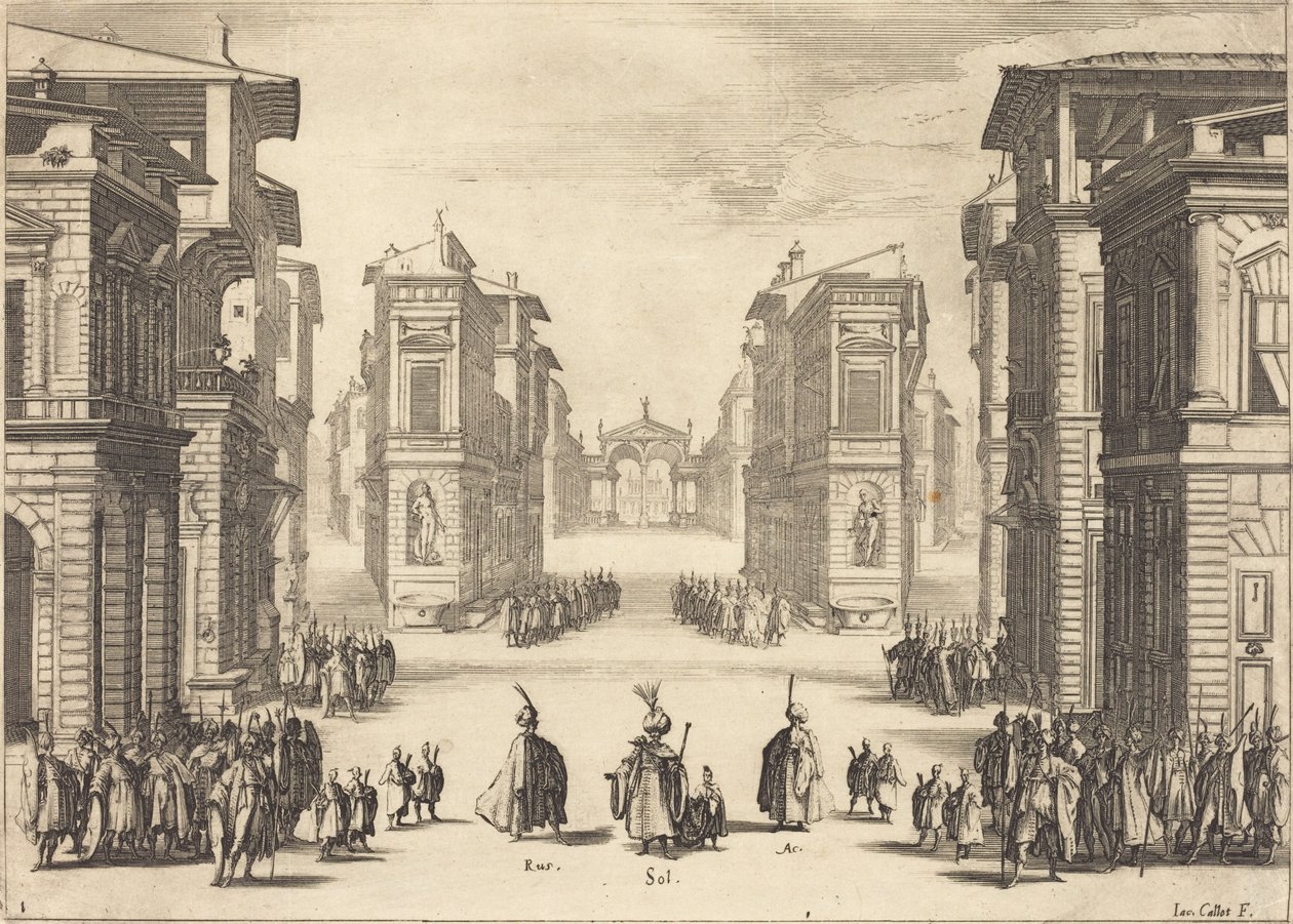 Suleiman, akt I av Jacques Callot