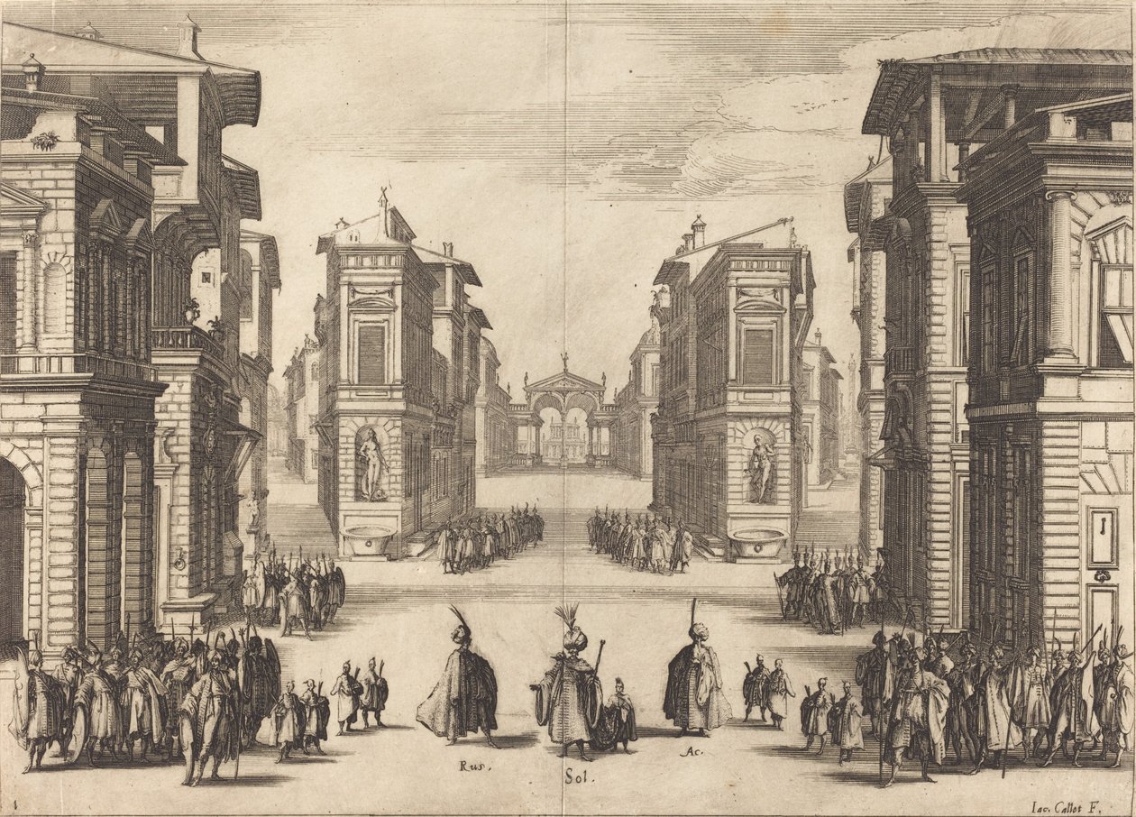 Suleiman, akt I av Jacques Callot