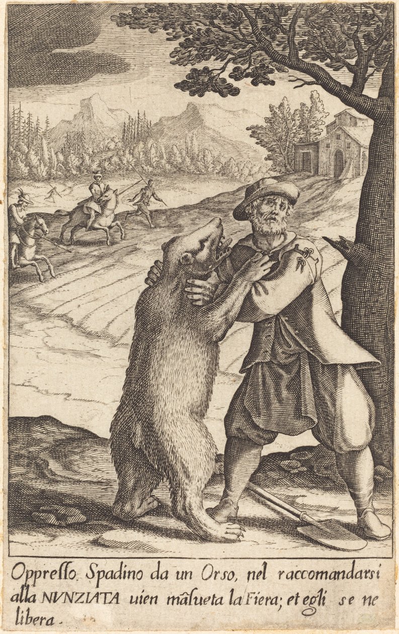 Spadino, 1619. av Jacques Callot