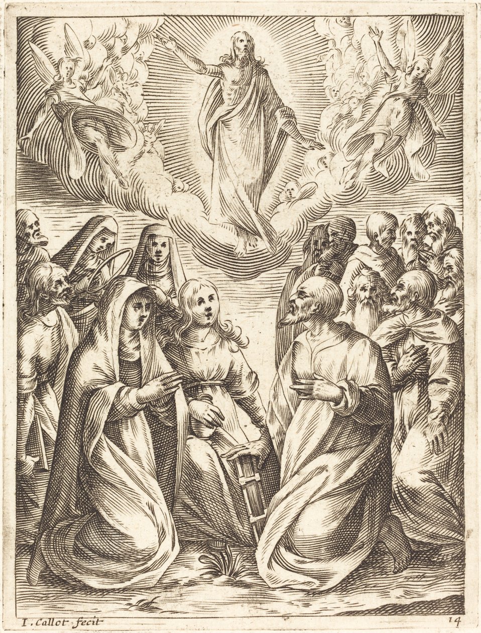 Himmelfarten av Jacques Callot