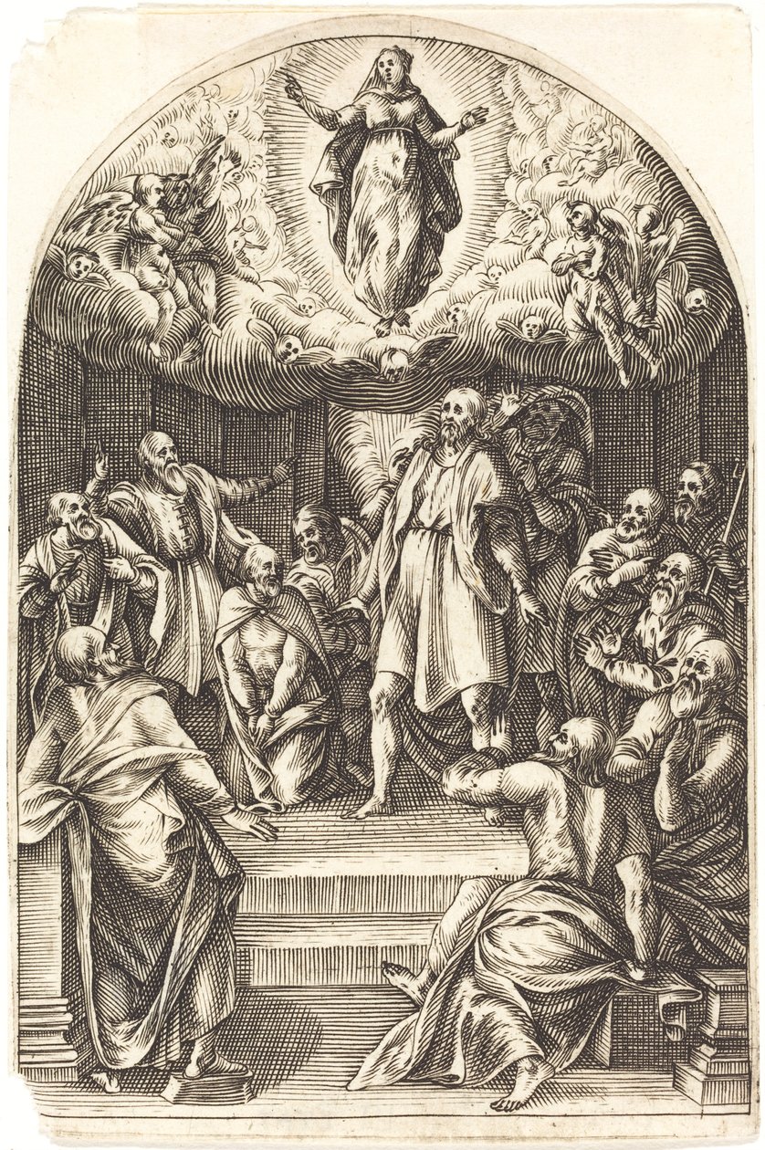 The Assumption, 16081611. av Jacques Callot