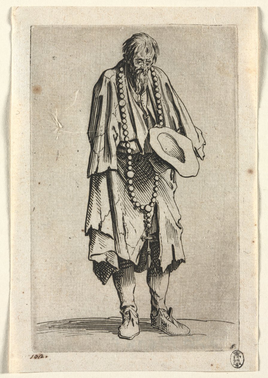 Tiggerne: Tigger med rosenkrans av Jacques Callot