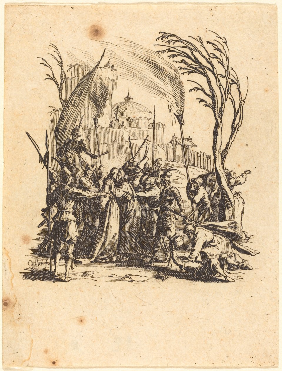 Forræderiet, ca. 16241625. av Jacques Callot