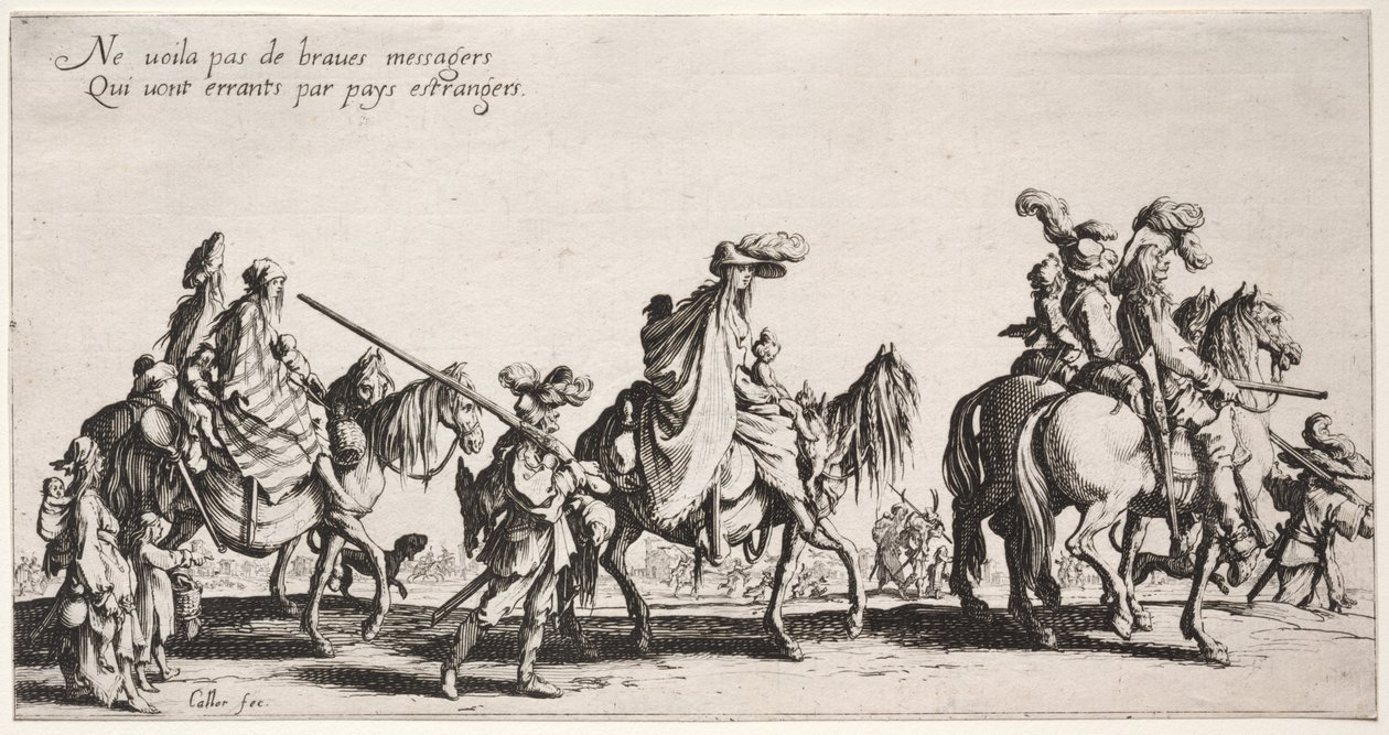 The Bohemians: The Bohemians Marching: The Vanguard av Jacques Callot