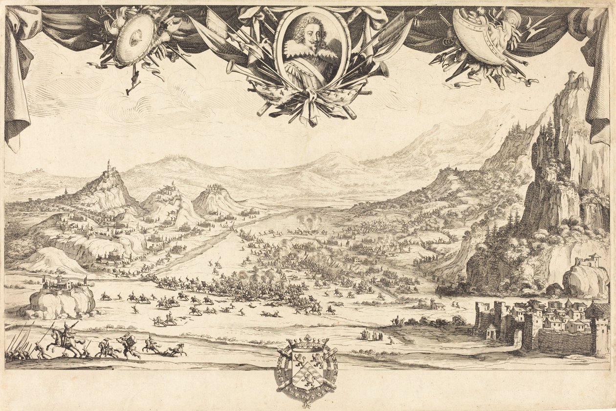 Kampen til Avigliana av Jacques Callot