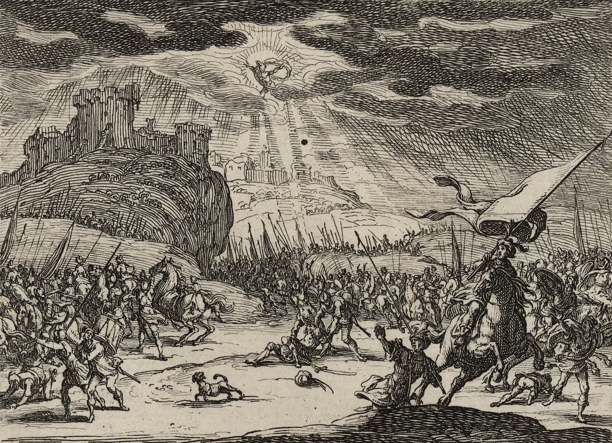 The Conversion of St. Paul, 1635 av Jacques Callot