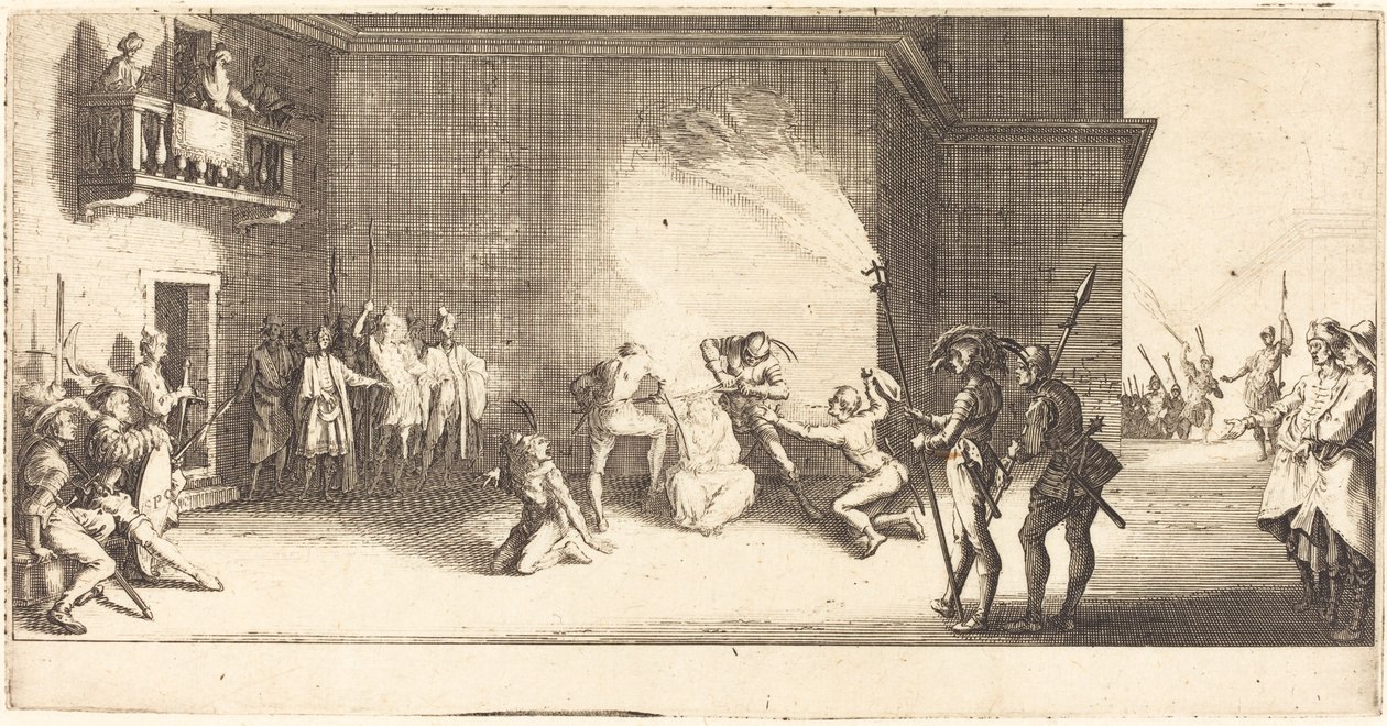 Kroningen med torner av Jacques Callot