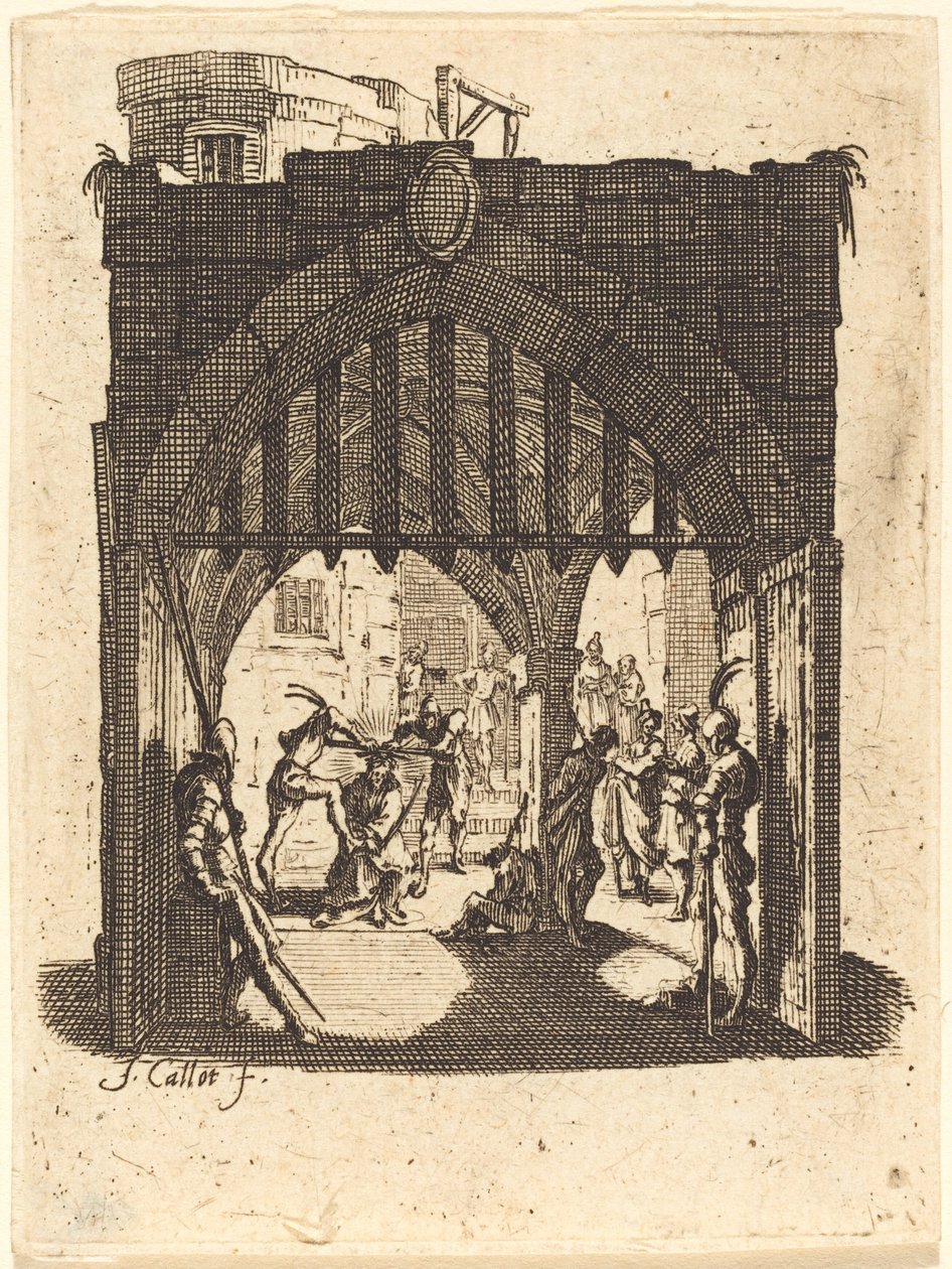 The Crowning with Thorns, ca. 16241625. av Jacques Callot