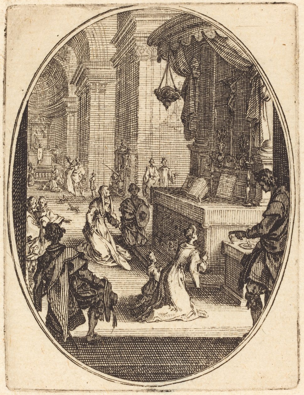 Gudskulten av Jacques Callot