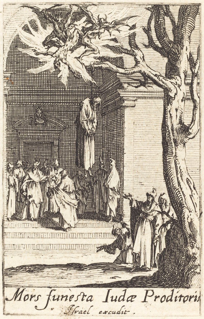 Judas død av Jacques Callot