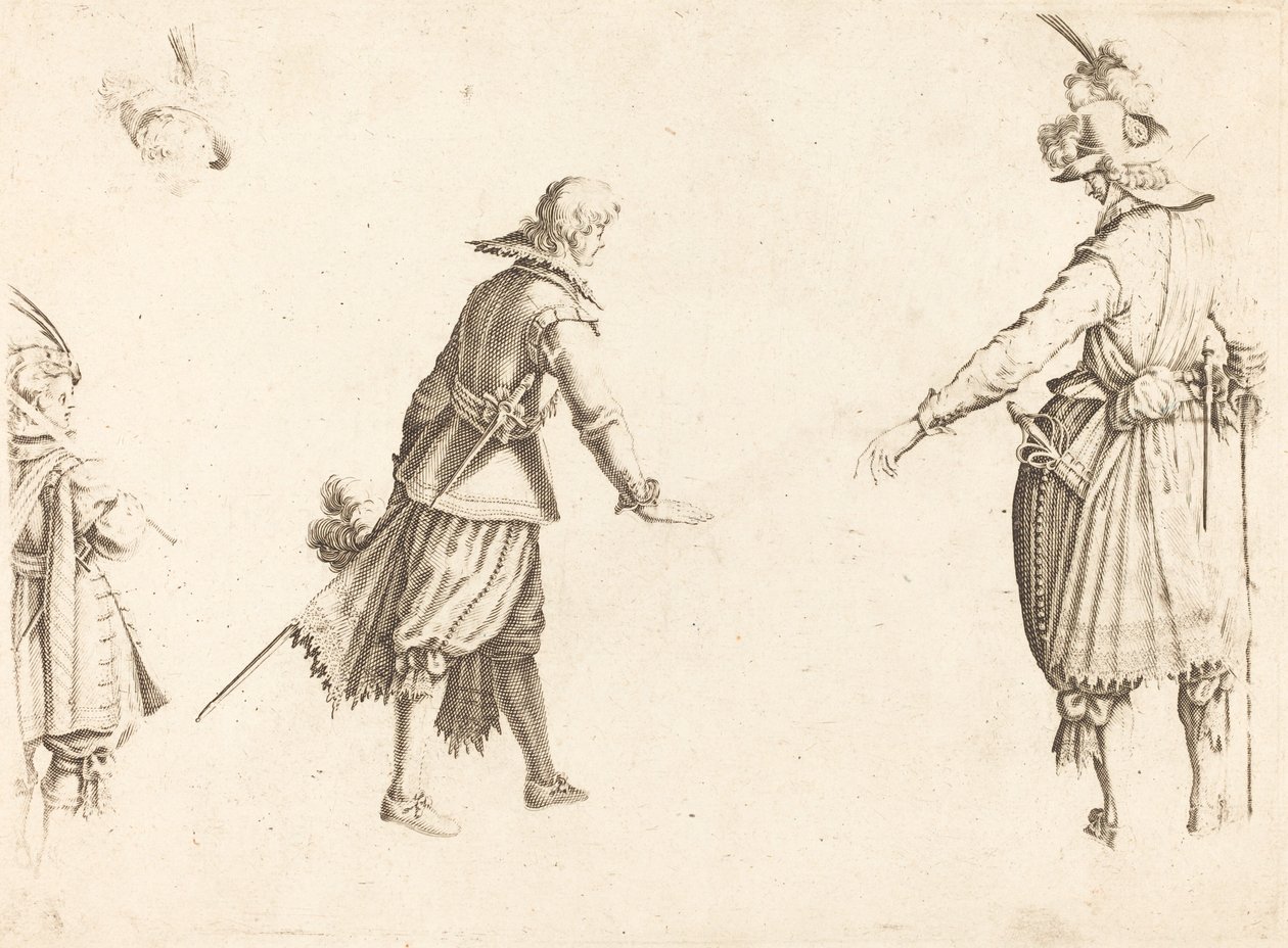 Innskrivningen av troppene av Jacques Callot
