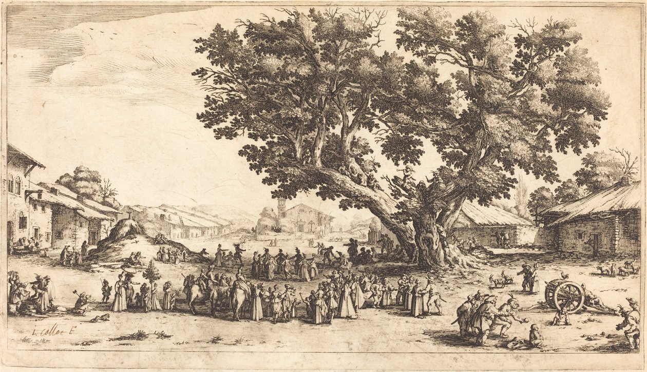 Messen på Xeuilley av Jacques Callot